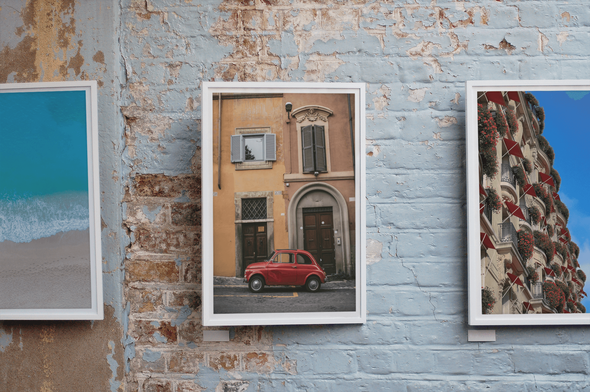 Vibrant large-format posters for events and marketing.