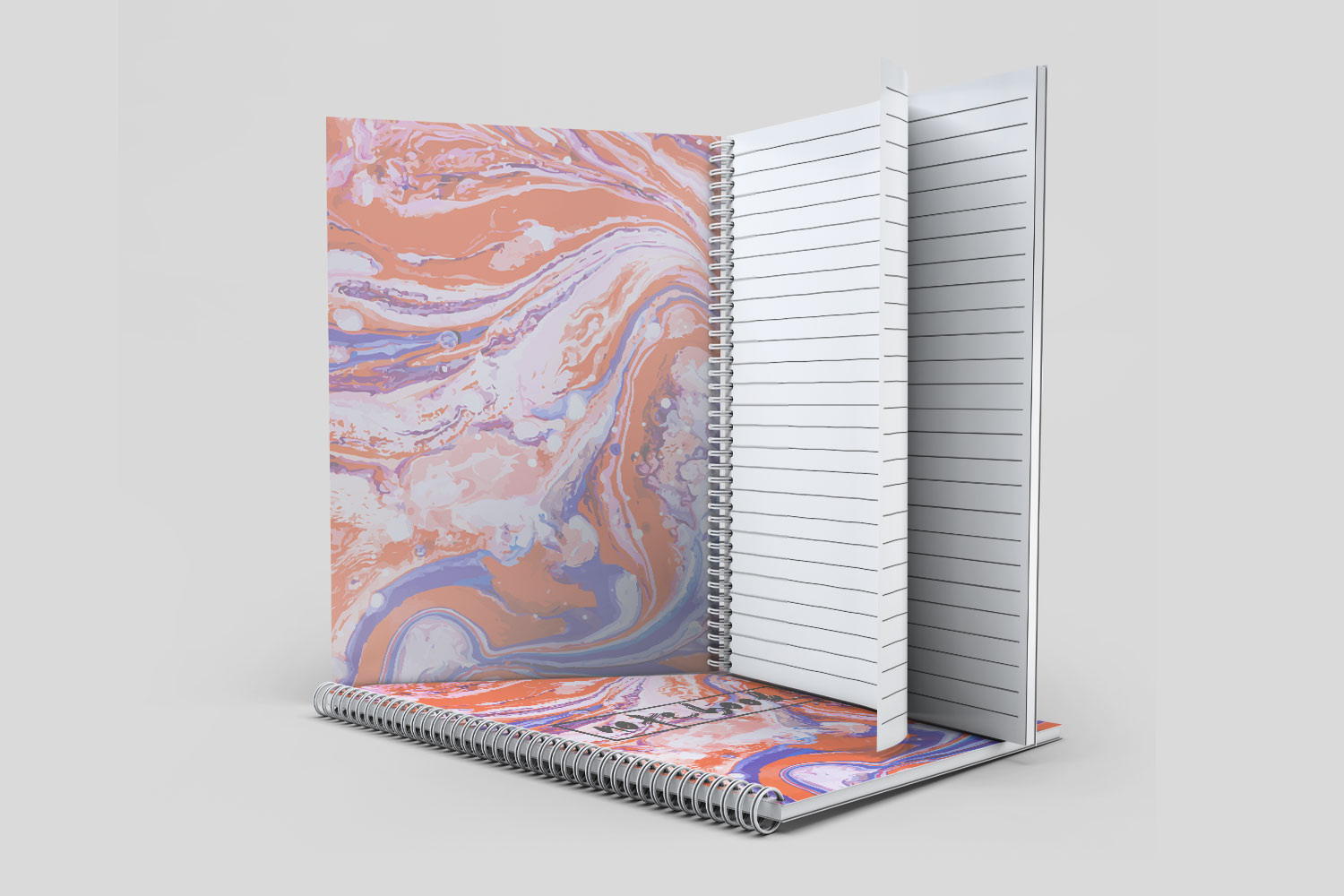 Durable wire binding for professional presentations.